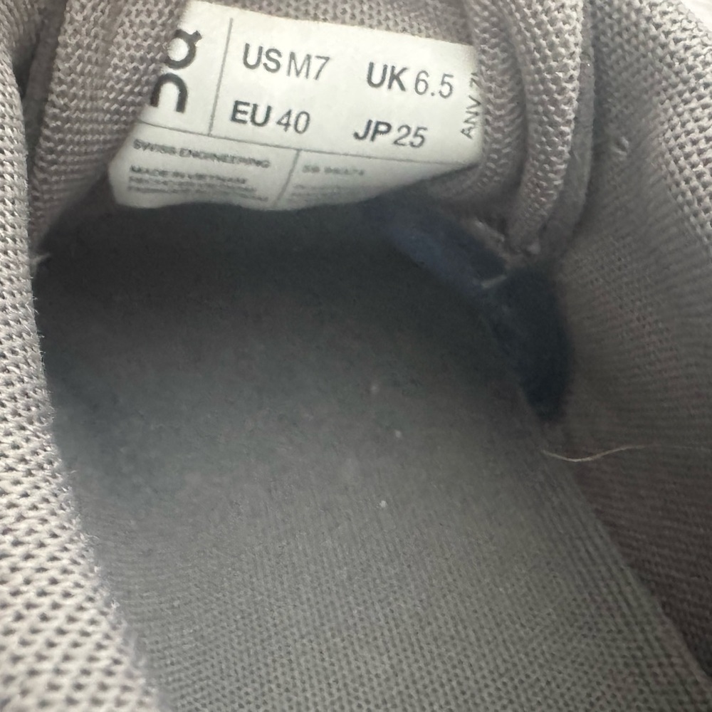 On Running Cloud 5 Stellar Eclipse Men's Size 7 W… - image 8